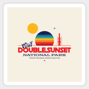 Double Sunset National Park Sticker